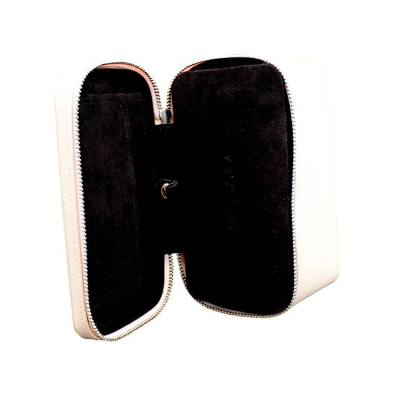 PANDORA Tan Leather Jewelry Travel Box - Picture 4 of 6